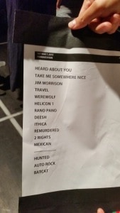 Mogwai Set List