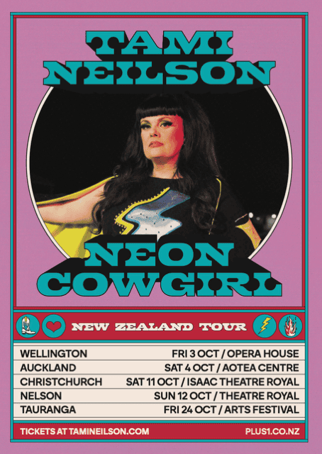 Neon Cowgirl Tour Poster Pink reduced