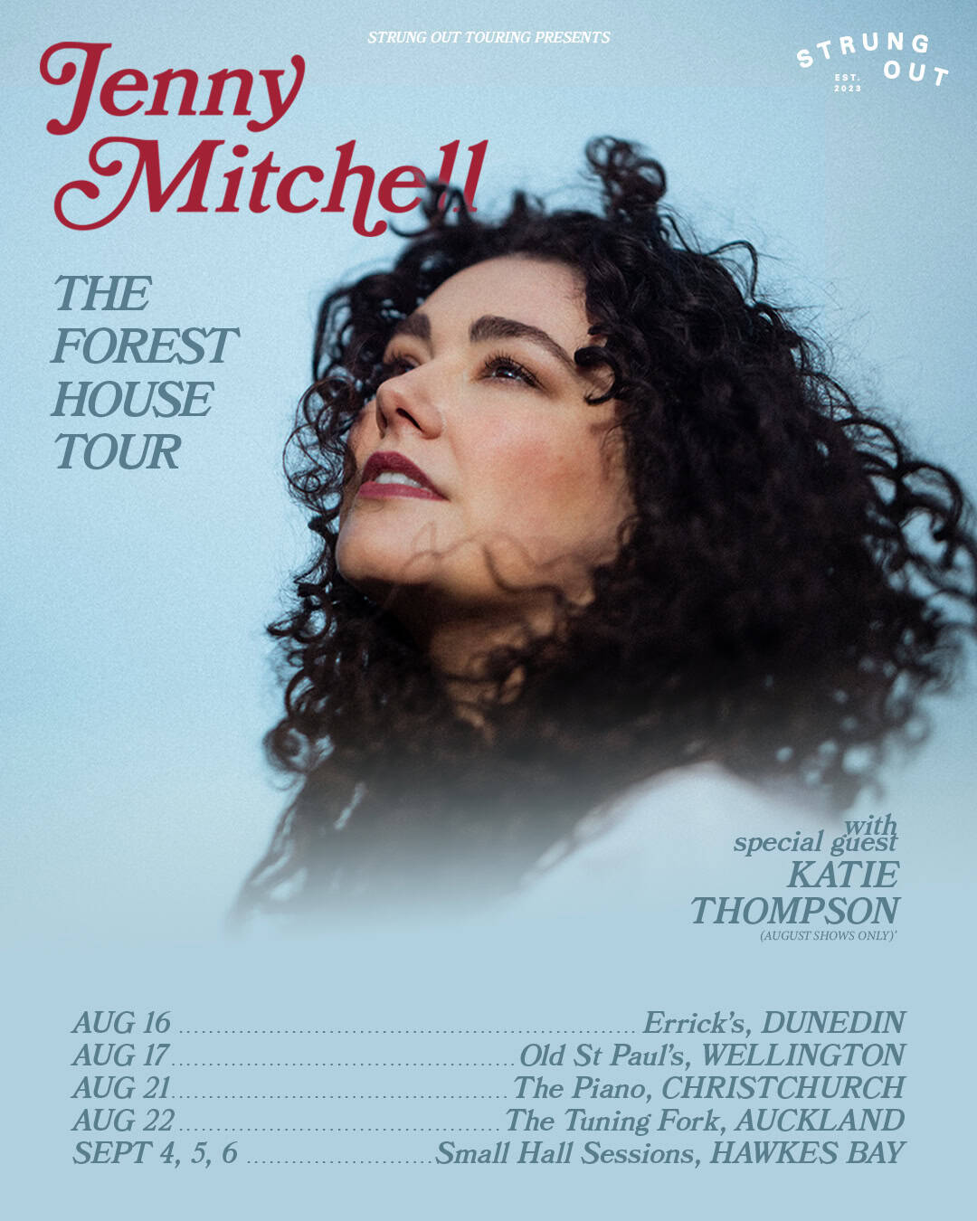 Jenny Mitchell NZ Forest House Tour Poster