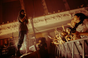 Ethel Cain performing live at Auckland Town Hall concert, February 2026.