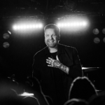 Anberlin performing live at The 13th Floor during their concert on February 20, 2026, as part of the.