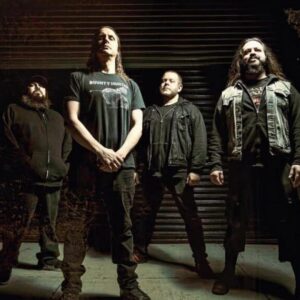 Band performing on stage at The 13th Floor, promoting the ORIGIN Aotearoa Tour.